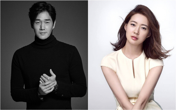 배우 유지태와 이요원 사진